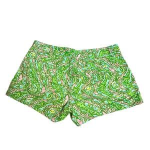 Lilly Pulitzer Rare Callahan Shorts in Chomp Chomp alligator Sz 6